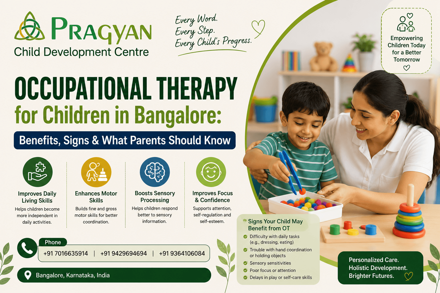 Occupational Therapy for Kids in Bangalore